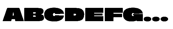 Berier Fat Font UPPERCASE