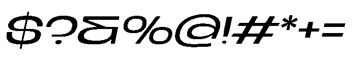 Berier Light Oblique Font OTHER CHARS
