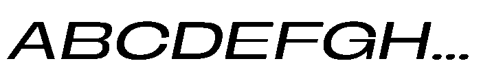 Berier Light Oblique Font UPPERCASE