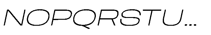 Berier Thin Oblique Font UPPERCASE