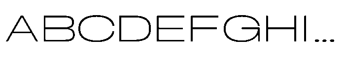 Berier Thin Font UPPERCASE