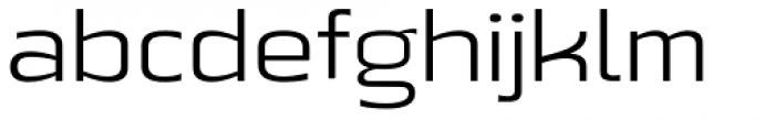 Beriot Light Expanded Font LOWERCASE