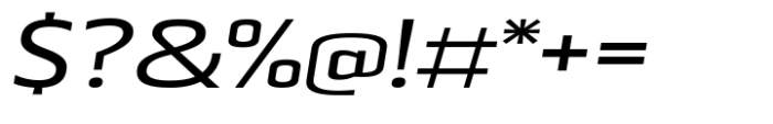 Beriot Medium Expanded Italic Font OTHER CHARS