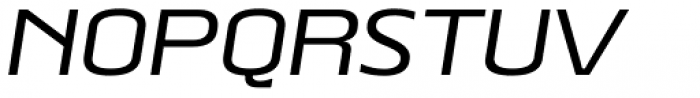 Beriot Regular Expanded Italic Font UPPERCASE