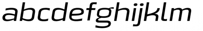 Beriot Regular Expanded Italic Font LOWERCASE