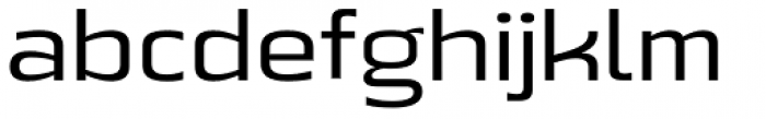 Beriot Regular Expanded Font LOWERCASE