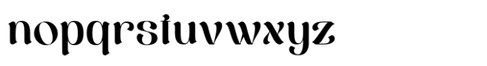Berkara Regular Font LOWERCASE