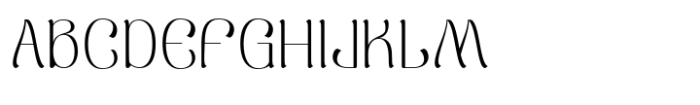 Berkara Thin Font UPPERCASE