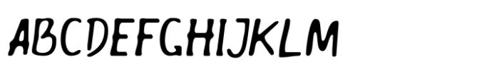 Berkin Blur Regular Font UPPERCASE