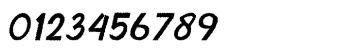 Berkin Rough Italic Font OTHER CHARS