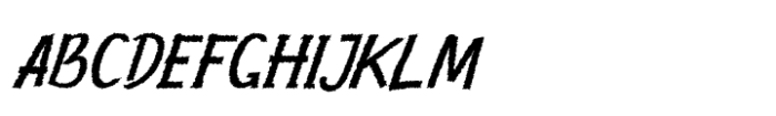 Berkin Rough Italic FONT