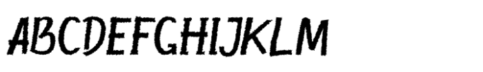 Berkin Rough Regular Font UPPERCASE