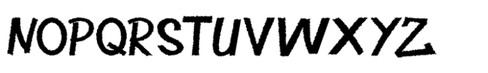 Berkin Rough Regular Font UPPERCASE