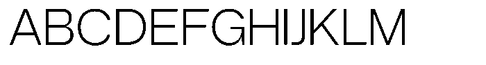 Berkoh Light Font UPPERCASE