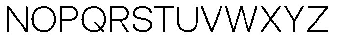 Berkoh Light Font UPPERCASE