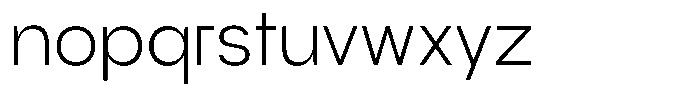 Berkoh Light Font LOWERCASE