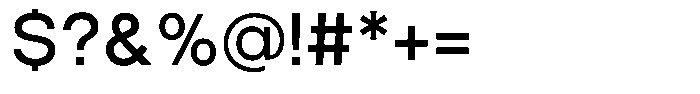 Berkoh Medium Font OTHER CHARS