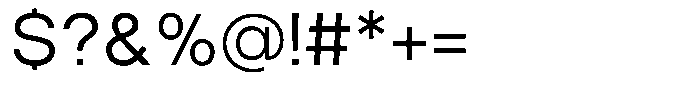 Berkoh Regular Font OTHER CHARS