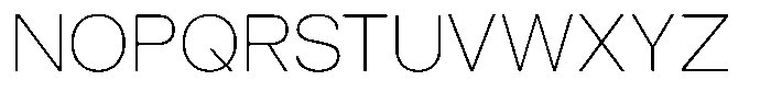 Berkoh Thin Font UPPERCASE