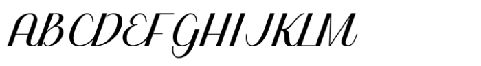 Berliana Elemixia Script Font UPPERCASE