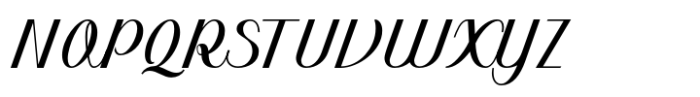 Berliana Elemixia Script Font UPPERCASE