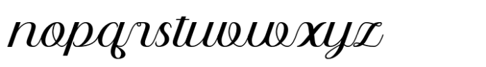 Berliana Elemixia Script Font LOWERCASE