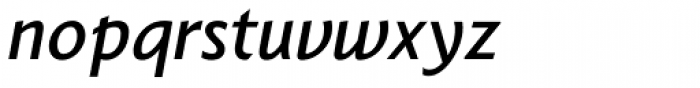 Berling Nova Sans Pro Italic Font LOWERCASE