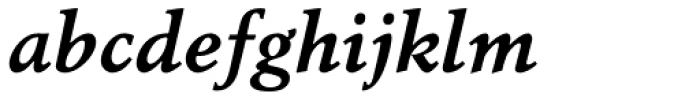 Berling Nova Text Bold Italic Font LOWERCASE