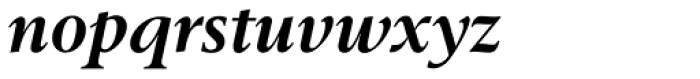 Berling SB Bold Italic Font LOWERCASE
