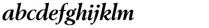 Berling SH Bold Italic Font LOWERCASE