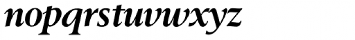 Berling SH Bold Italic Font LOWERCASE