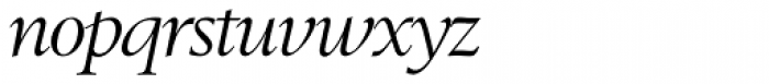 Berling SH Italic Font LOWERCASE
