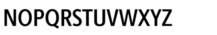 Berlingske Sans Condensed Std Demibold Font UPPERCASE