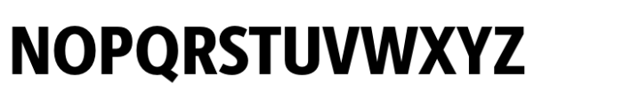 Berlingske Sans Condensed Std Extrabold Font UPPERCASE