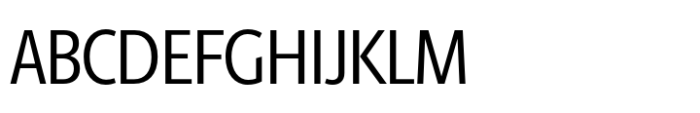 Berlingske Sans Condensed Std Regular Font UPPERCASE