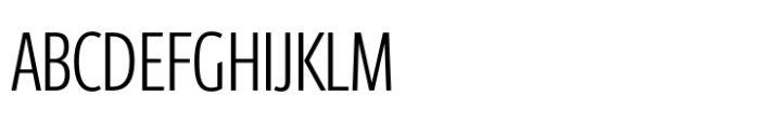 Berlingske Sans Extracondensed Std Light Font UPPERCASE