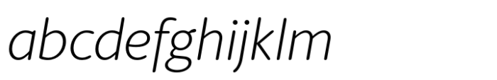 Berlingske Sans Round Std Light Italic FONT