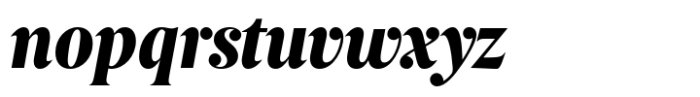 Berlingske Serif Condensed Std Extrabold Italic Font LOWERCASE