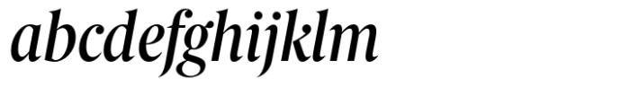 Berlingske Serif Condensed Std Medium Italic FONT