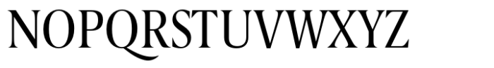 Berlingske Serif Condensed Std Regular Font UPPERCASE