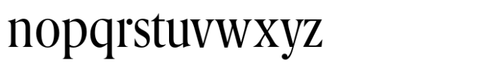 Berlingske Serif Condensed Std Regular Font LOWERCASE