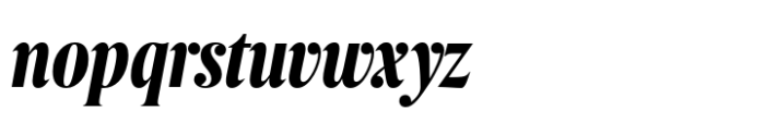 Berlingske Serif Extracondensed Std Bold Italic Font LOWERCASE