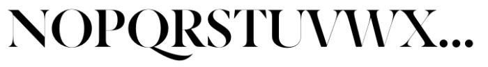 Berlingske Serif Hairline Std Medium Font UPPERCASE