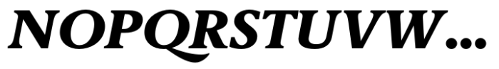 Berlingske Serif Text Std Black Italic Font UPPERCASE