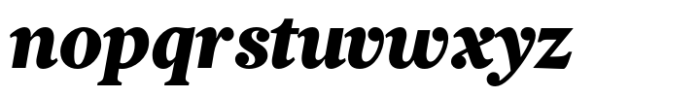Berlingske Serif Text Std Black Italic Font LOWERCASE