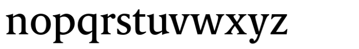 Berlingske Serif Text Std Medium Font LOWERCASE