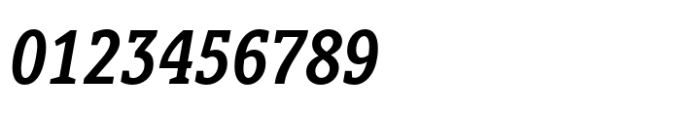 Berlingske Slab Condensed Std Demibold Italic Font OTHER CHARS