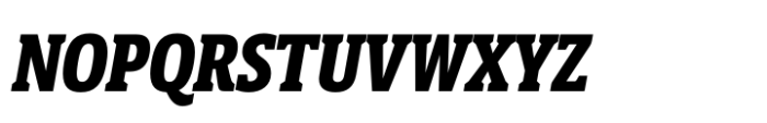 Berlingske Slab Display Std Extrabold Italic Font UPPERCASE