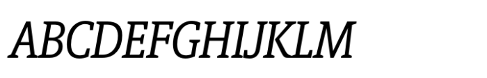 Berlingske Slab Display Std Italic Font UPPERCASE