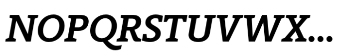 Berlingske Slab Std Bold Italic Font UPPERCASE